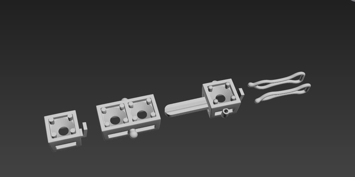 Tennis braclet round 5mm  3D print model_3