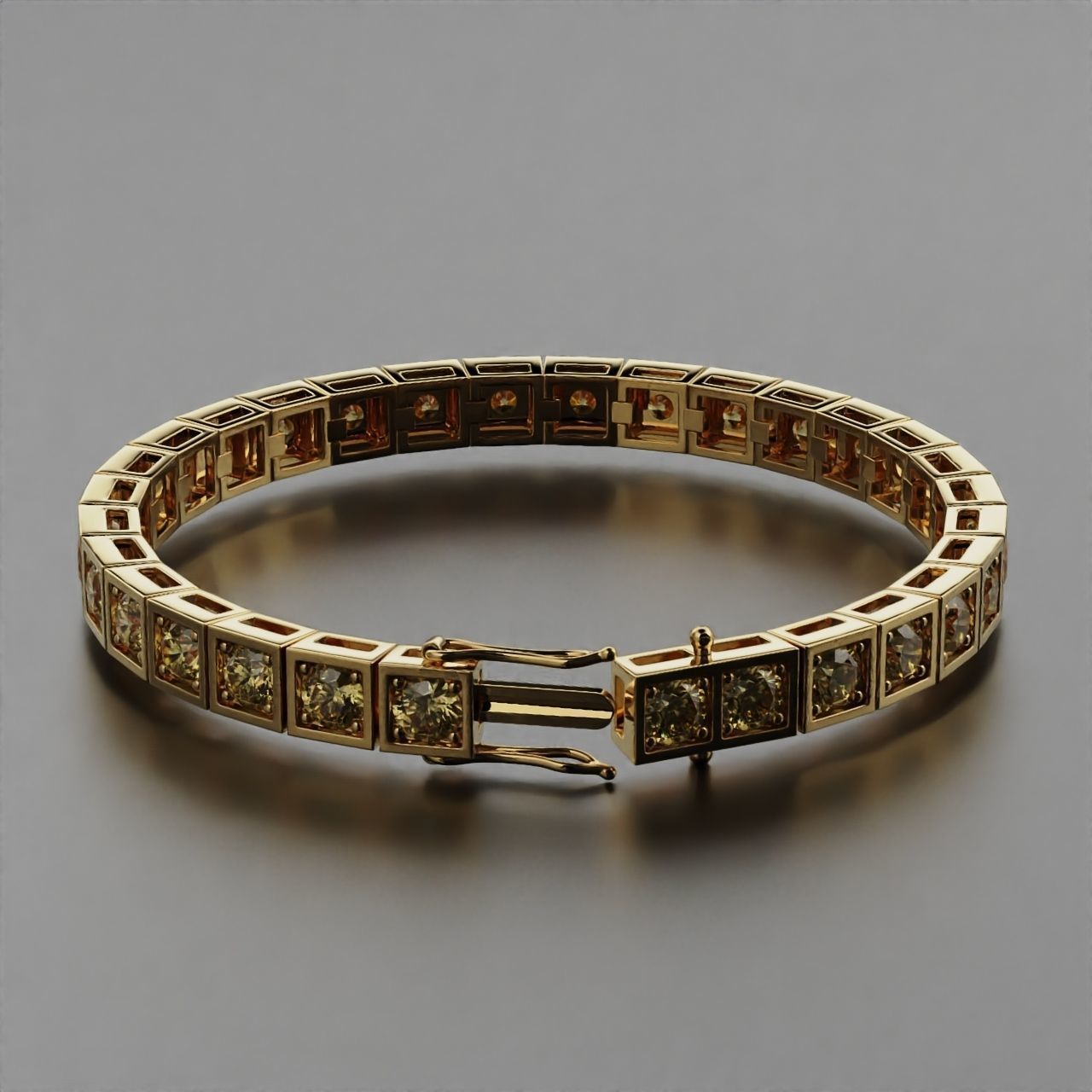 Tennis braclet round 5mm  3D print model_1