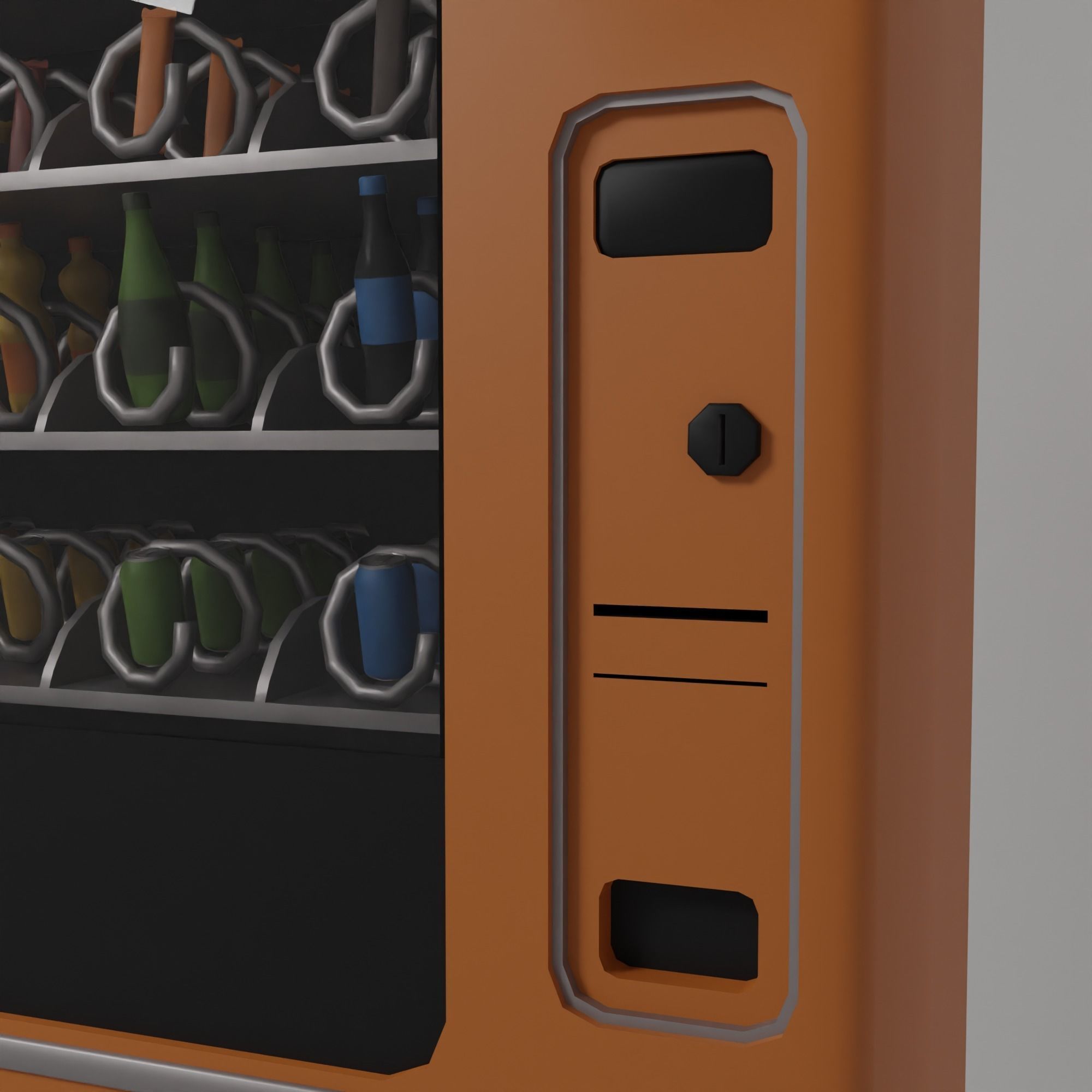 Snack Machine Code 3D model Snack machine VR / AR / low-poly | CGTrader