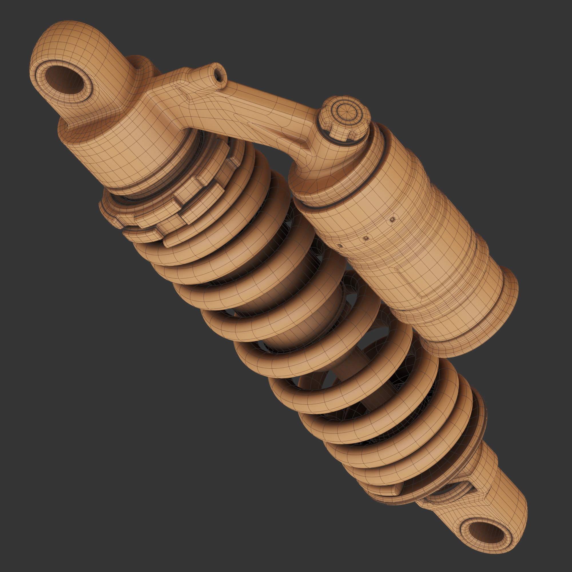 Shock Absorber  3D model_9