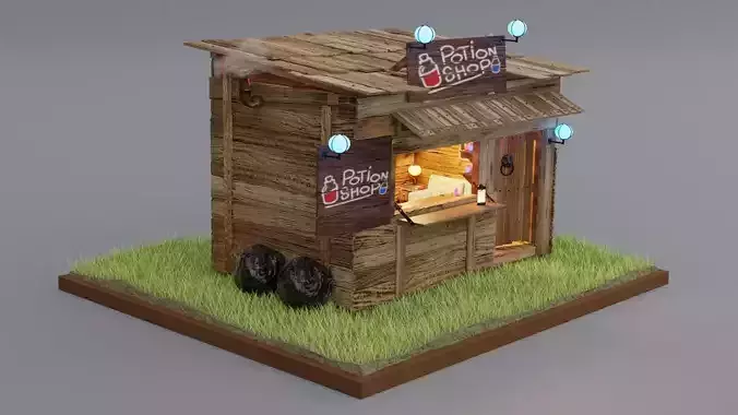 Potion Shop  3D model