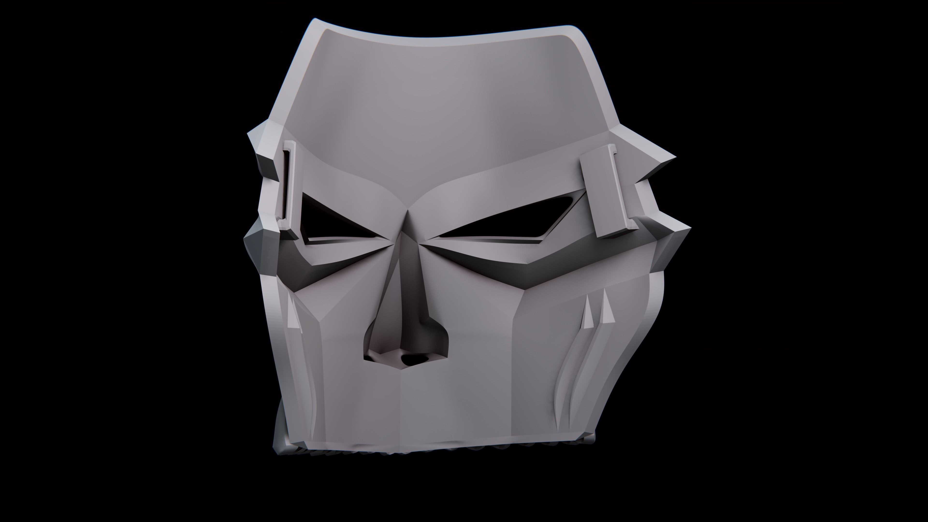 AIKAWA LOVE HOLLOW MASK V2 3D print model_4
