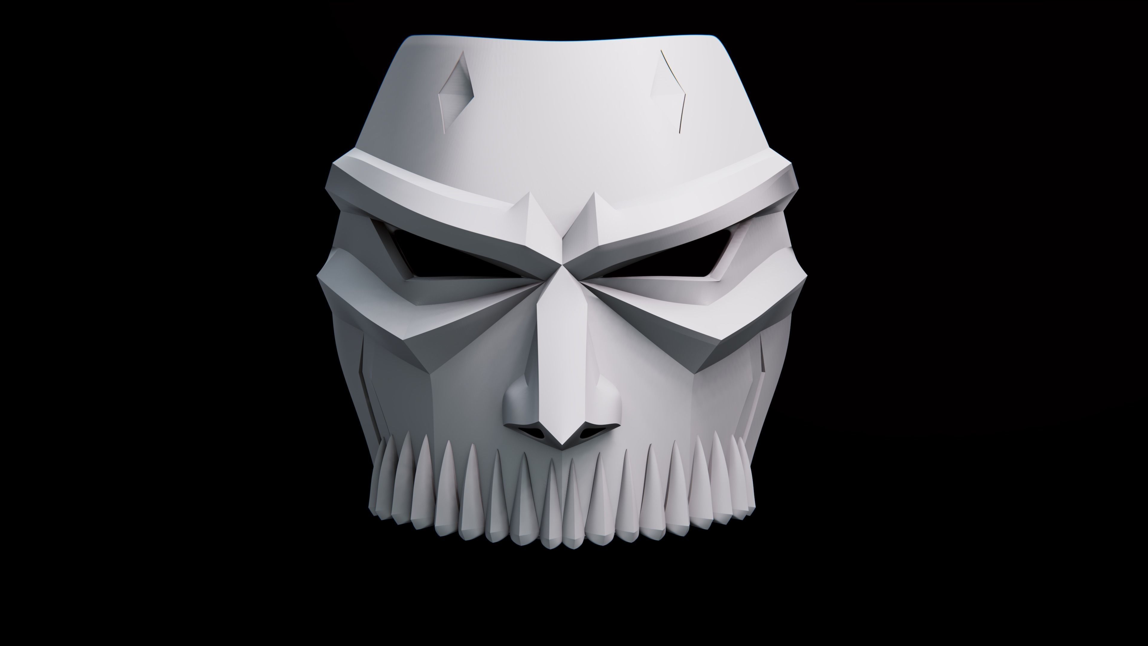 AIKAWA LOVE HOLLOW MASK V2 3D print model_3