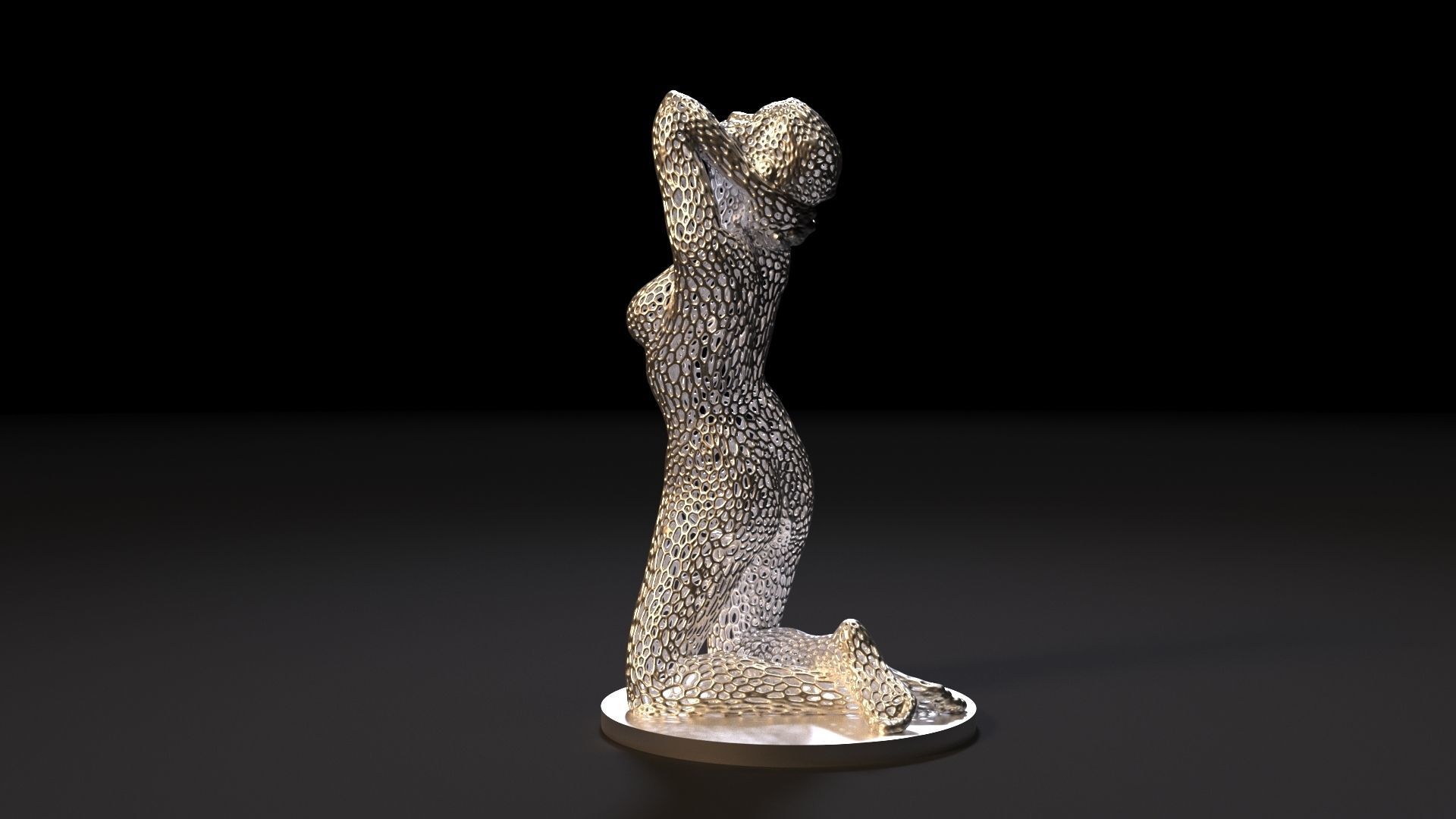 Woman Torso  3D print model_3