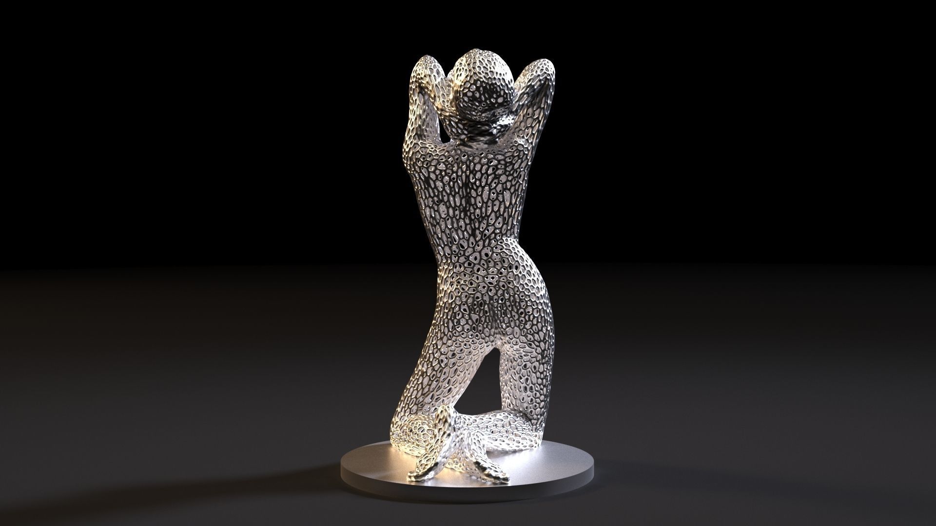 Woman Torso  3D print model_4