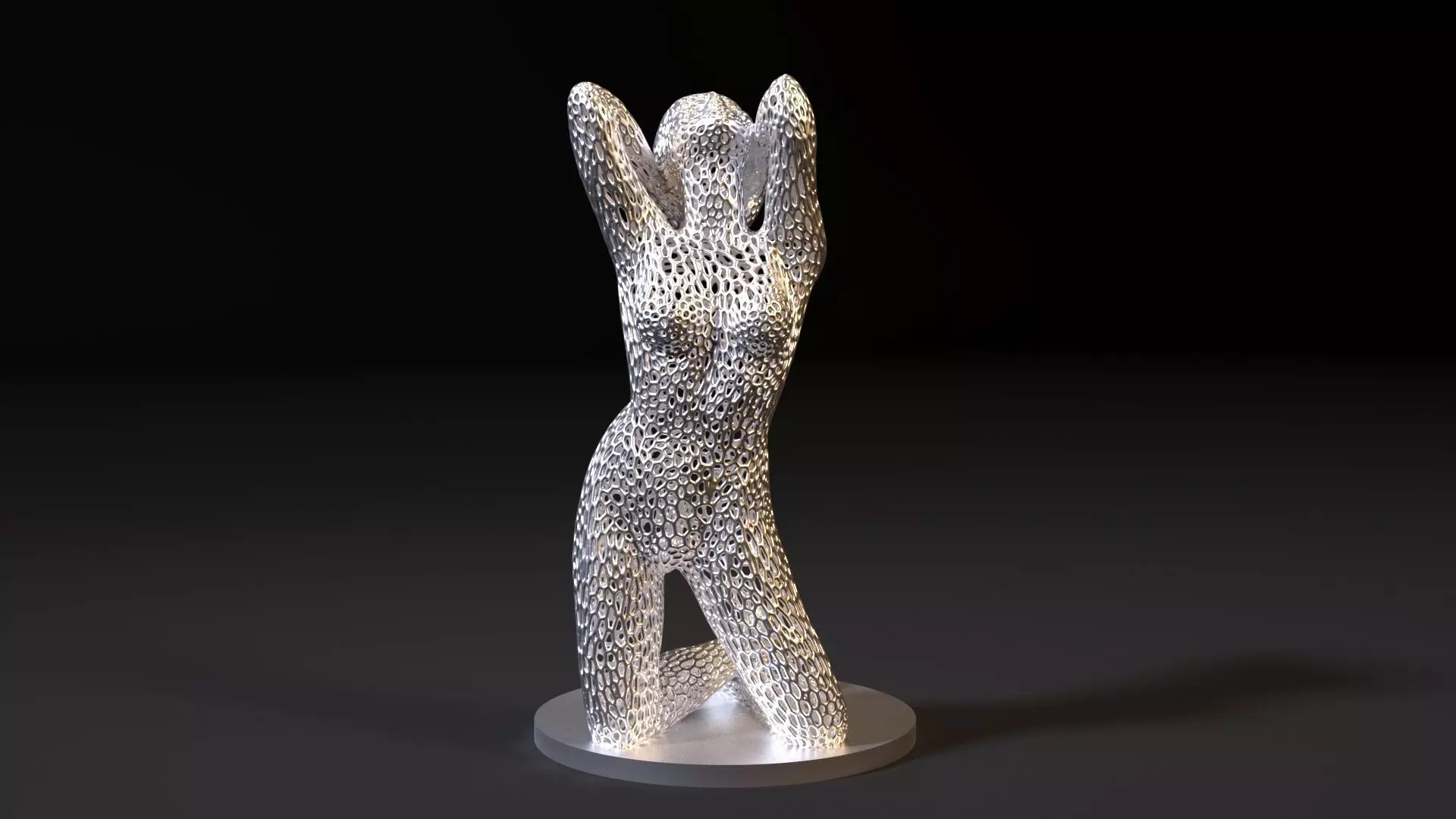Woman Torso  3D print model_0