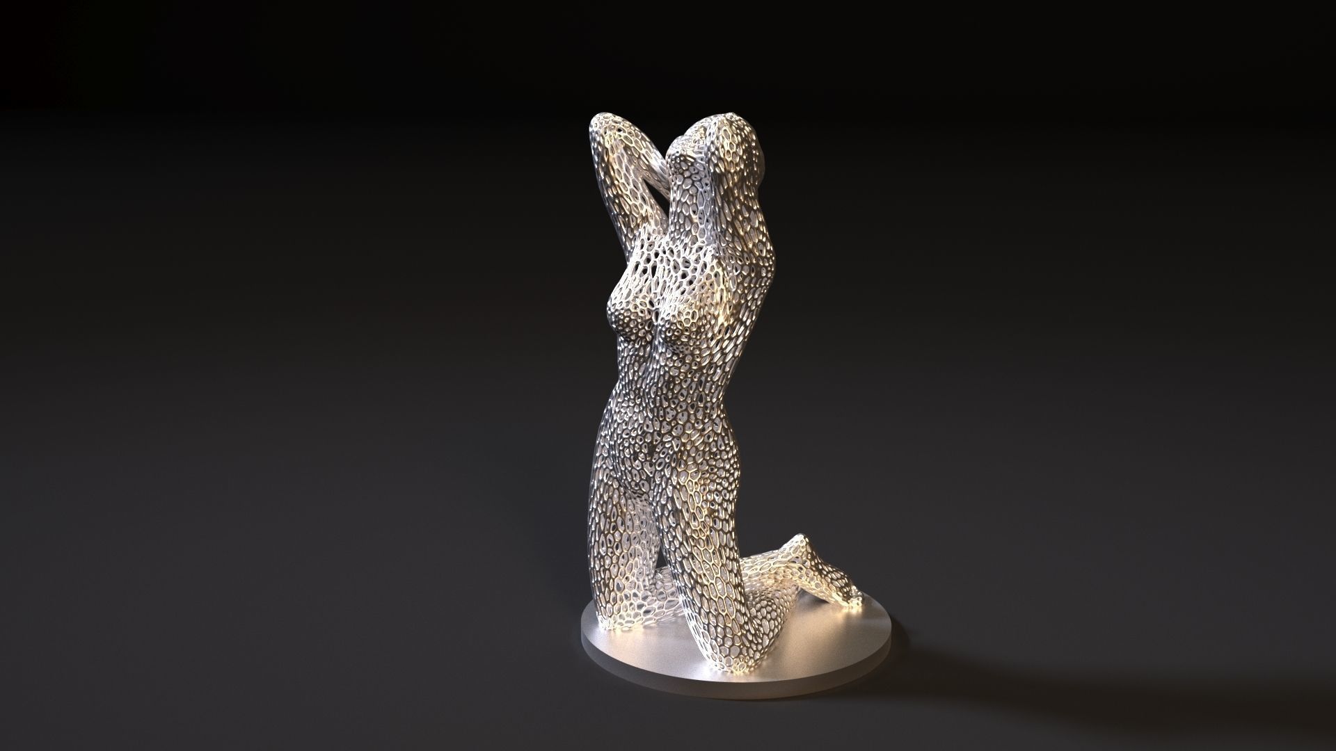 Woman Torso  3D print model_1