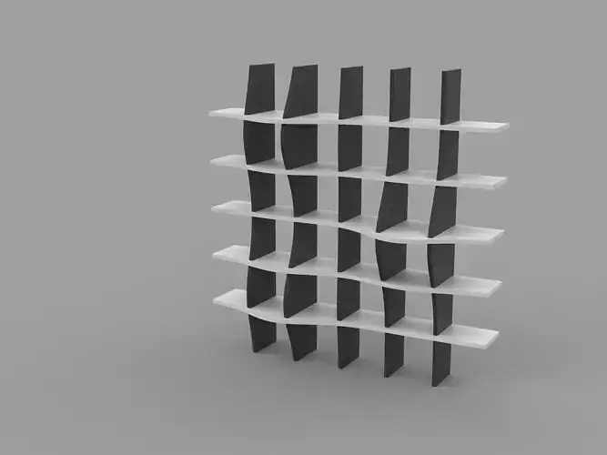 Square Waffle shelves