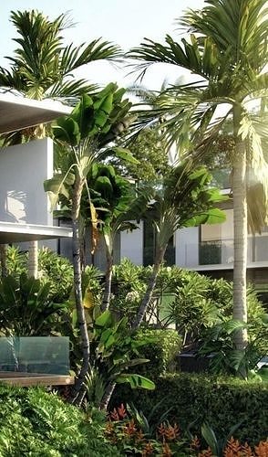Villa exterior  3D model 3