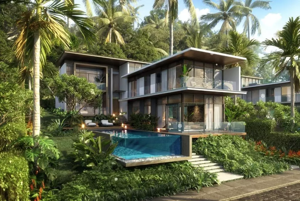 Villa exterior  3D model_0