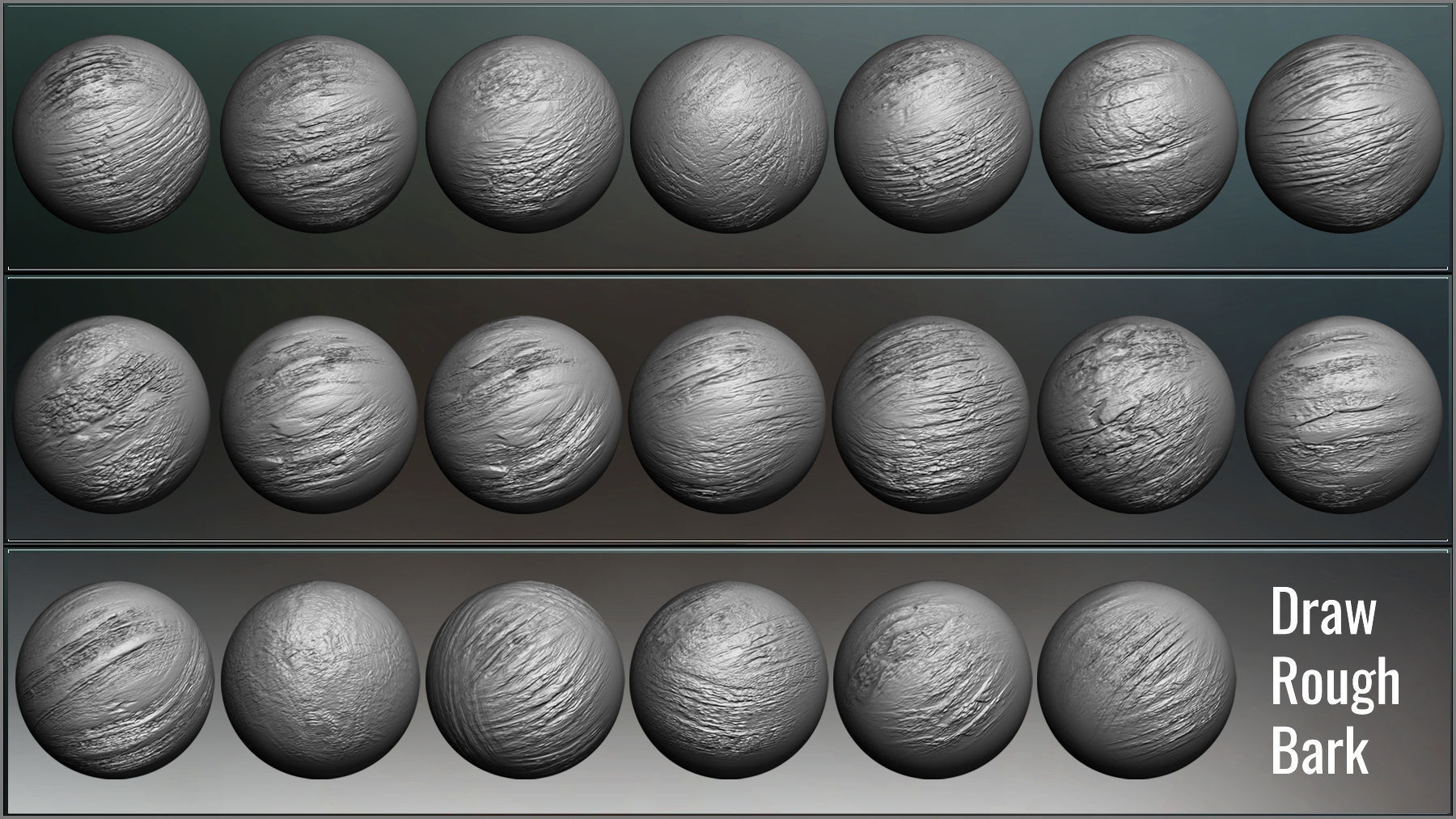 Tree Maker 117 ZBrush Brushes 50 Alphas and 8 Tree Basemeshes 3D model_12