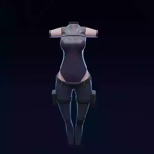 Koukaku Kidoutai 3D model in Blender 3D model