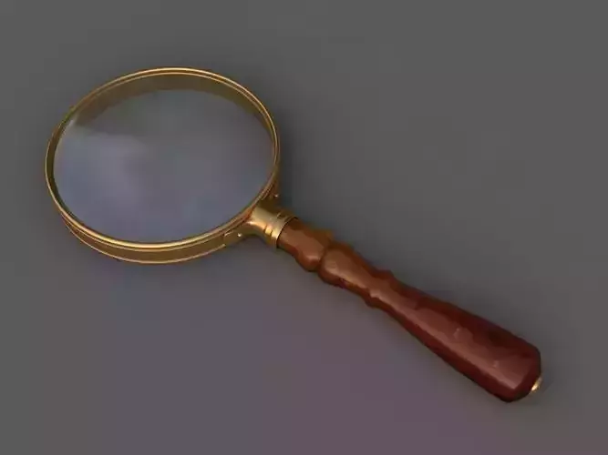 Magnifying glass 3D model