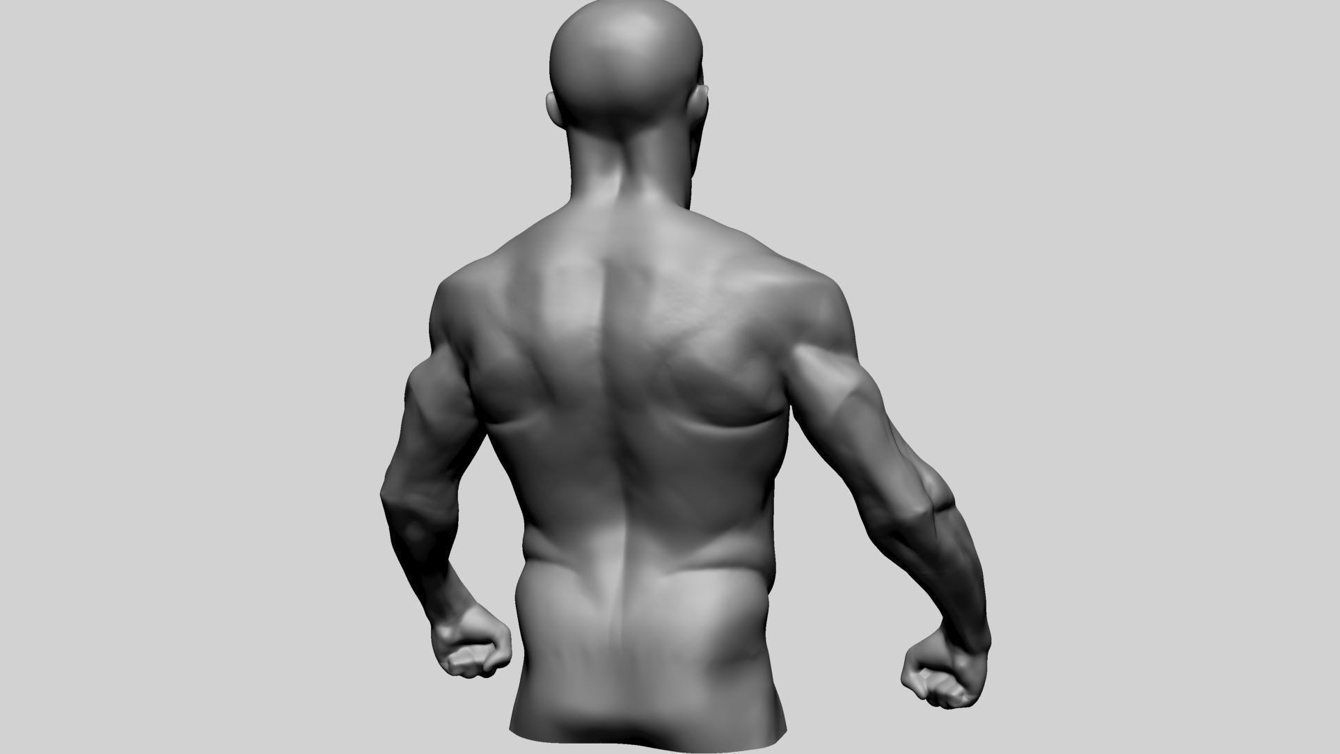 Male Torso Printable A 3D print model_2