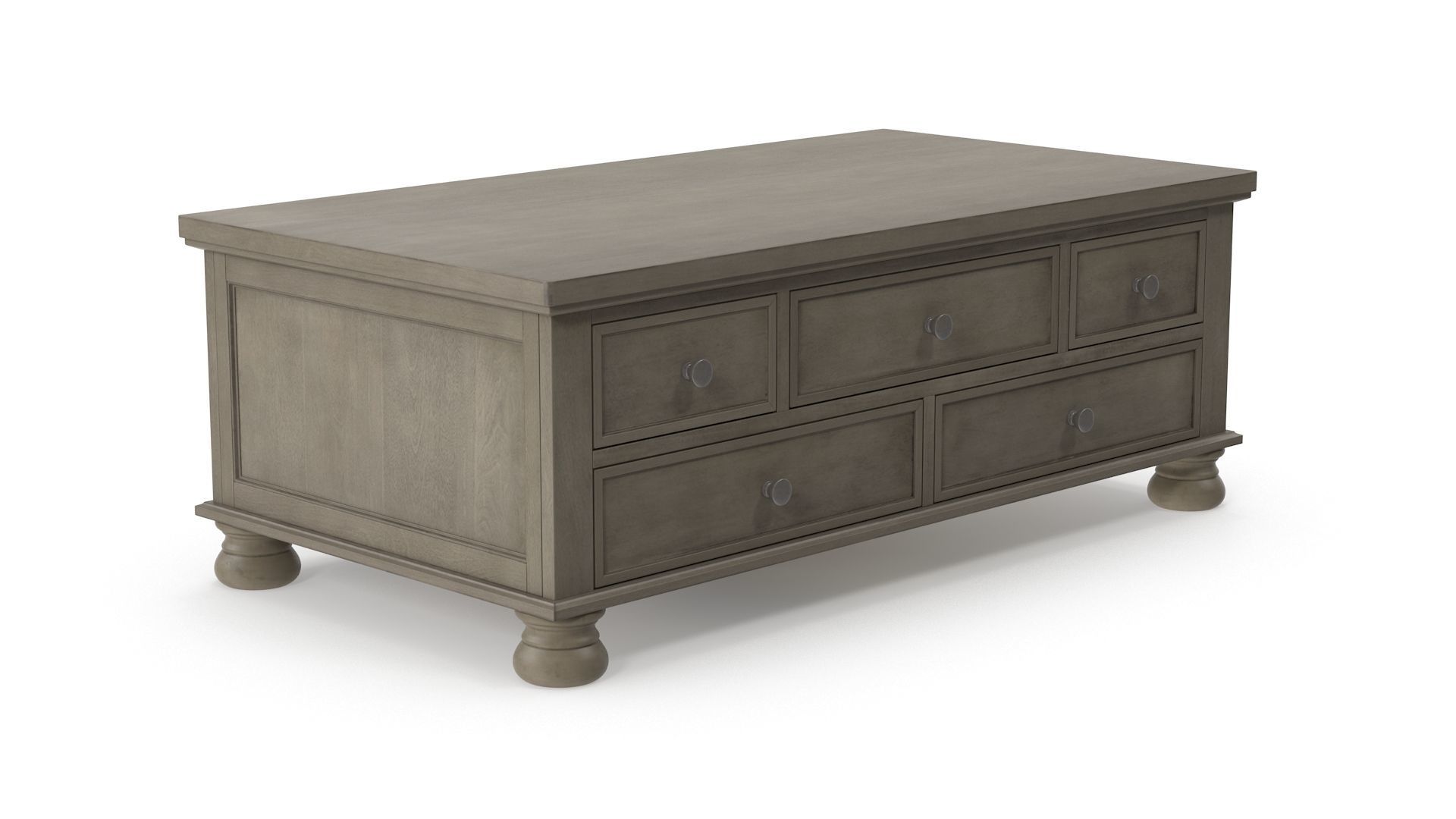 Coffee Table v2 Low-poly 3D model_3