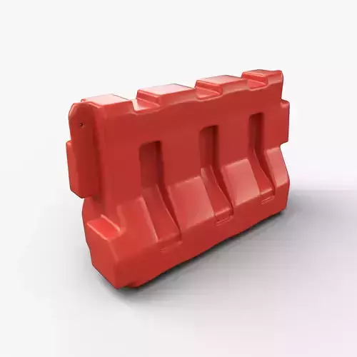 Plastic Barrier Modular Game Ready