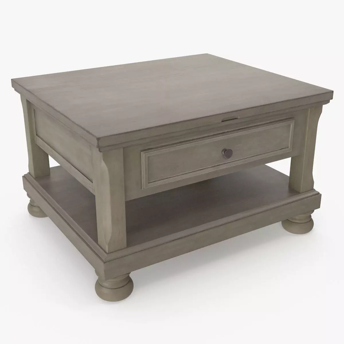 Coffee Table v1 Low-poly 3D model_0