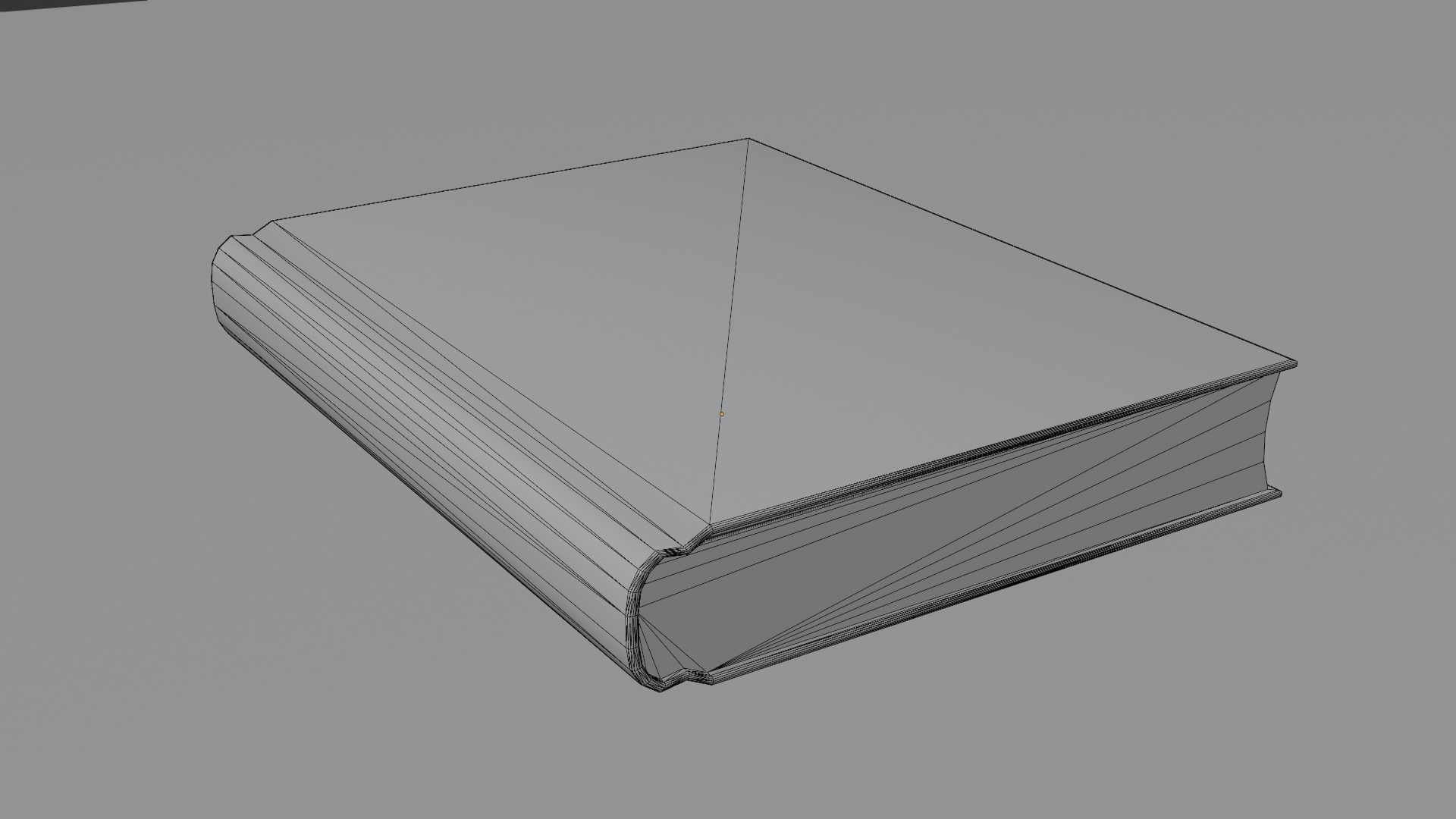 Book with Cover Low-poly 3D model_2