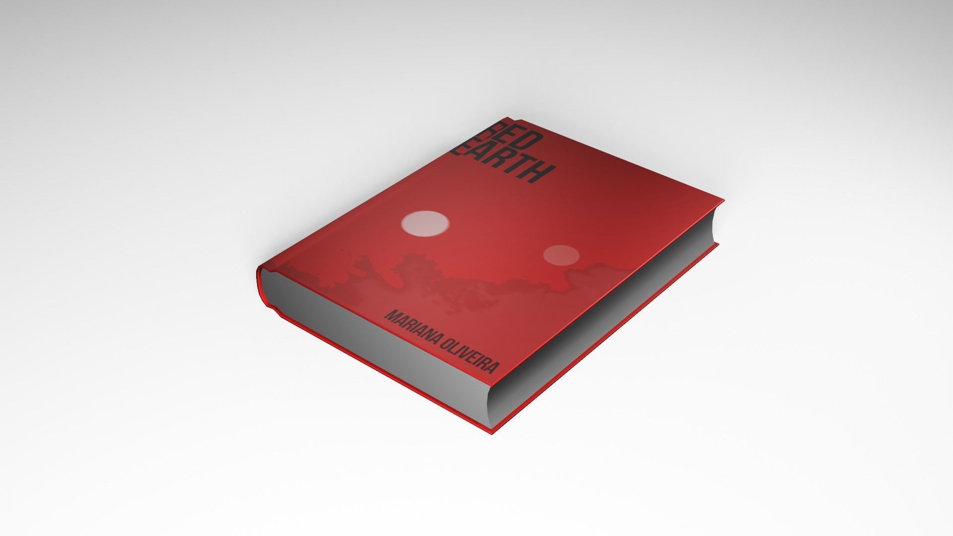Book with Cover Low-poly 3D model_1