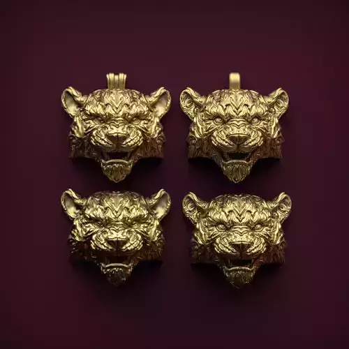 Tiger  Pendant 3d printable 