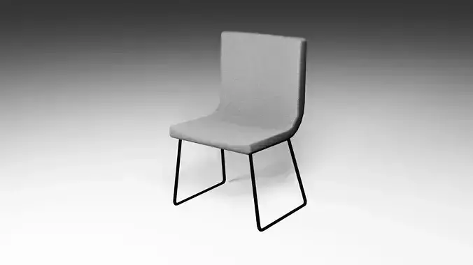 Chair with seat and legs