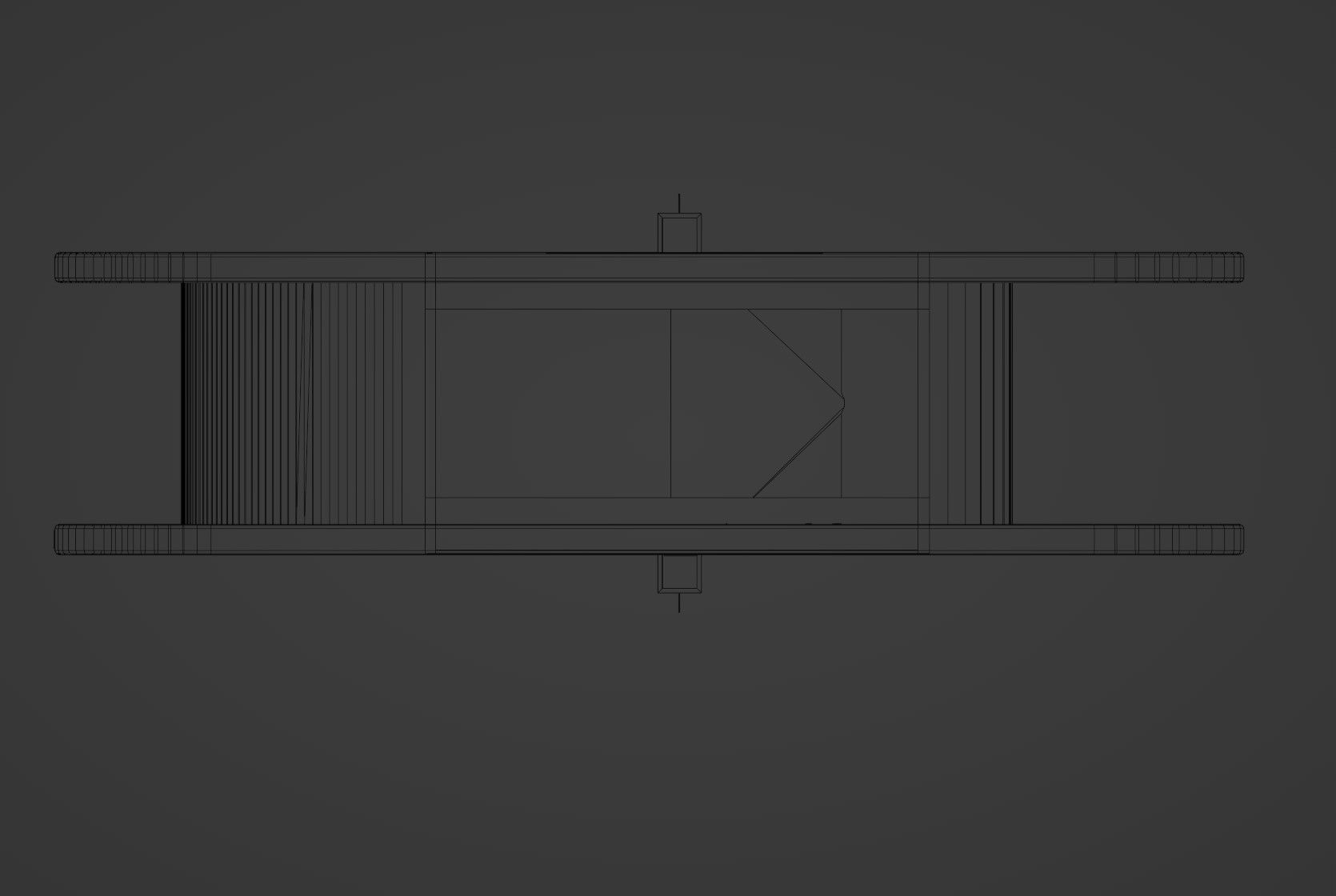 Christmas Sleigh Low-poly 3D model_14