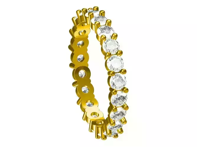 Band-02 rose gold eternity ring