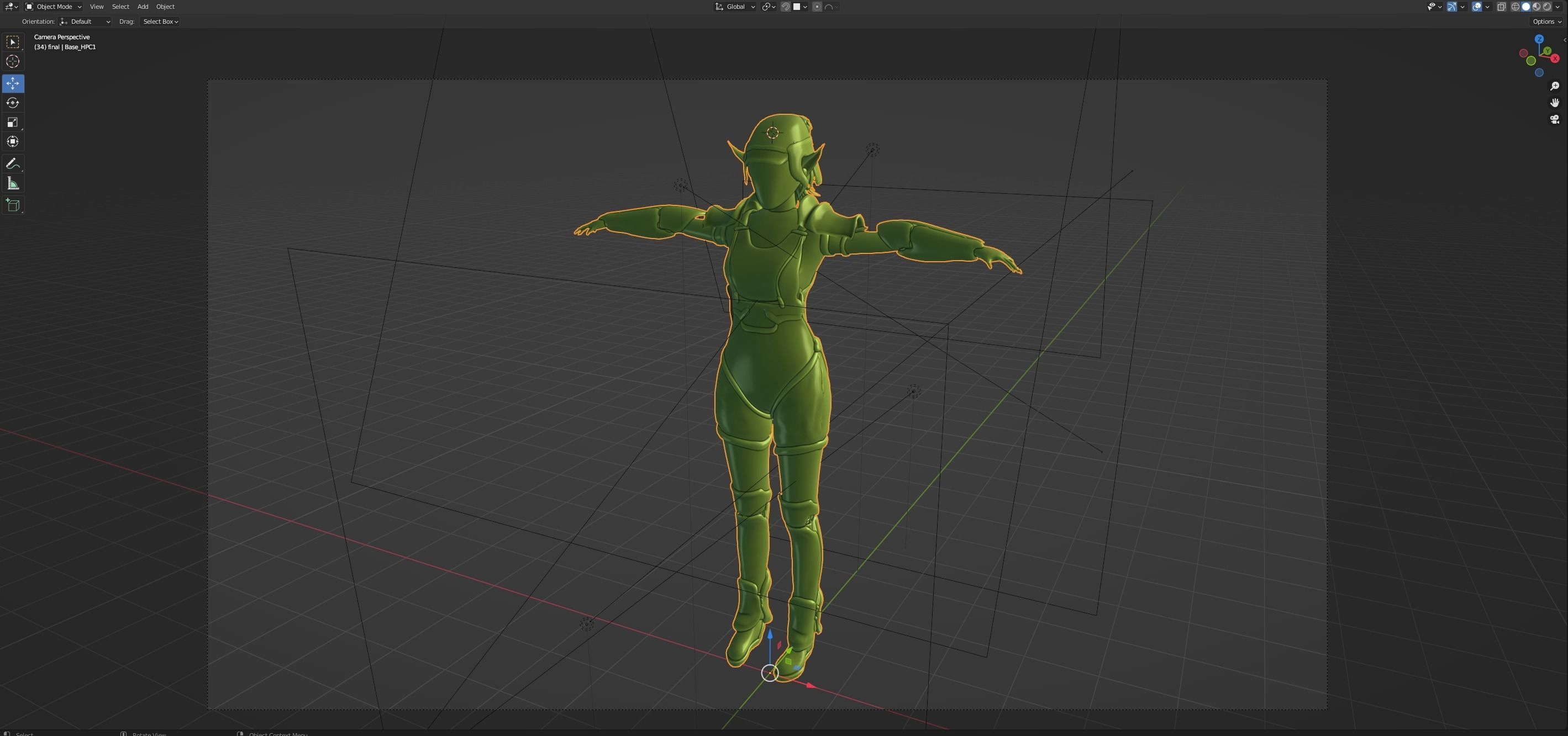 Body NPS v1 - Game Ready 3D model - UE5 - FBX Low-poly 3D model_2