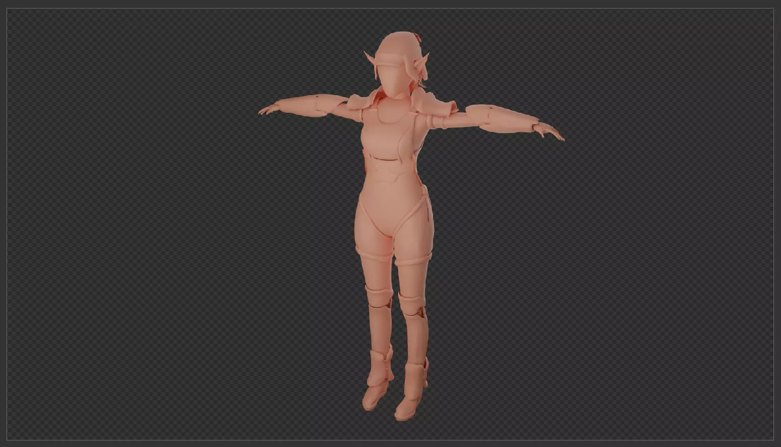 Body NPS v1 - Game Ready 3D model - UE5 - FBX Low-poly 3D model_0