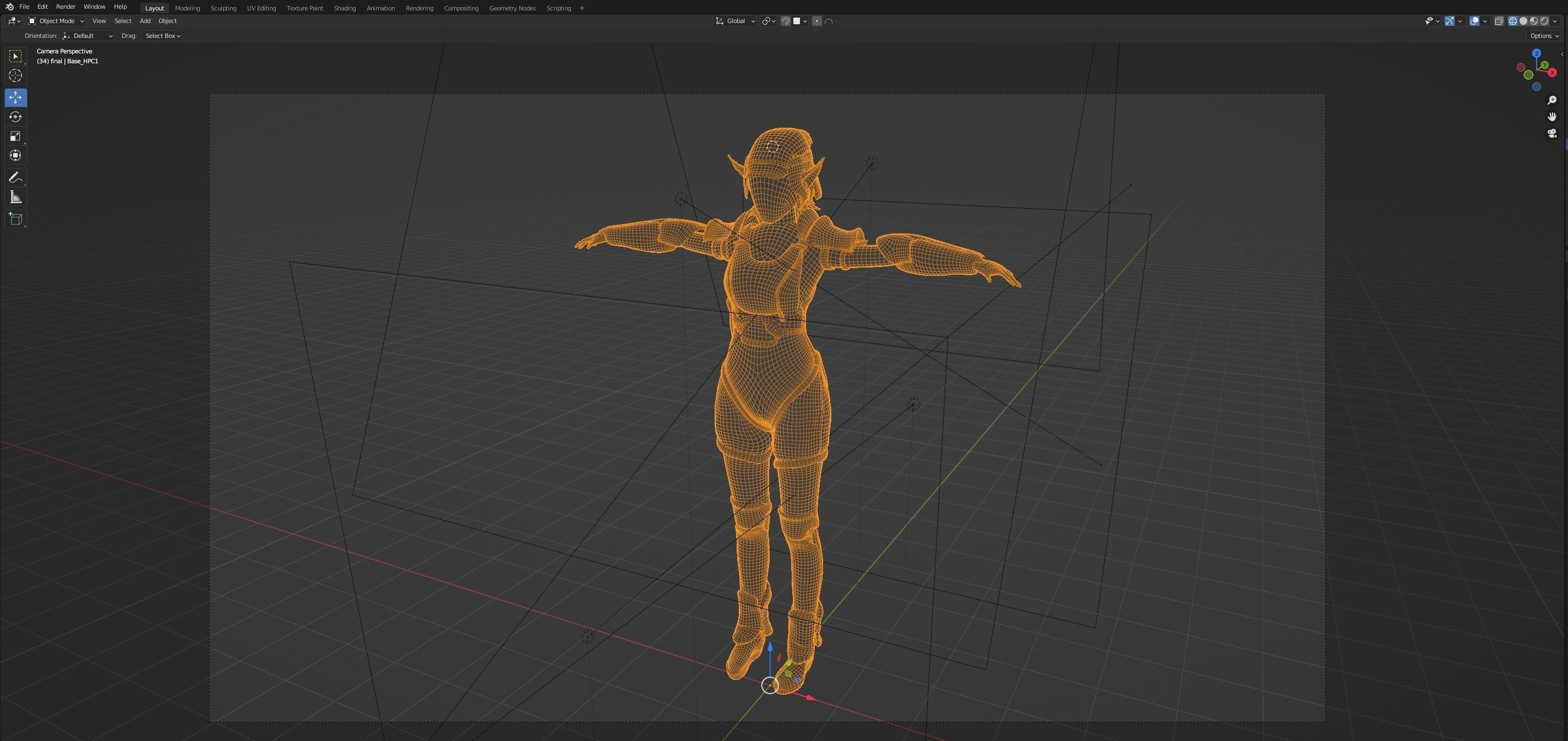 Body NPS v1 - Game Ready 3D model - UE5 - FBX Low-poly 3D model_1