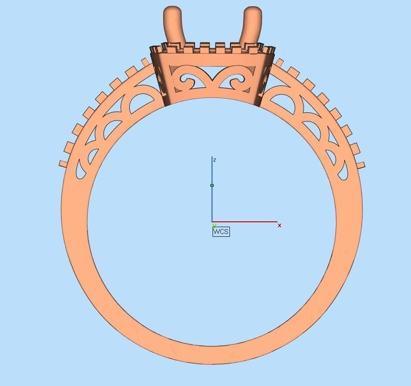 AV 350 Diamond Ladies Bridal Halo Style Engagement Rings 3D print model_22