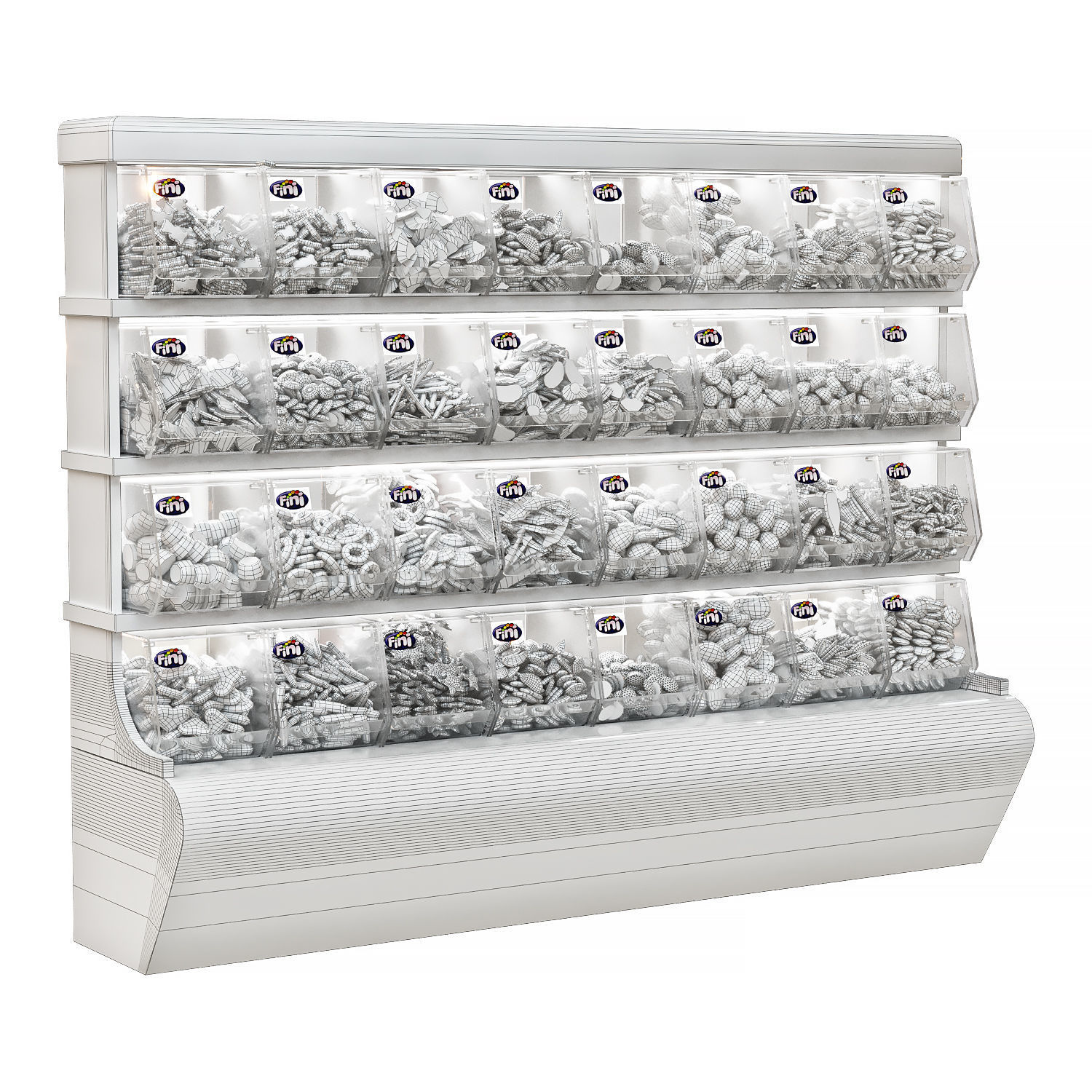 Fini candies 3D model_2