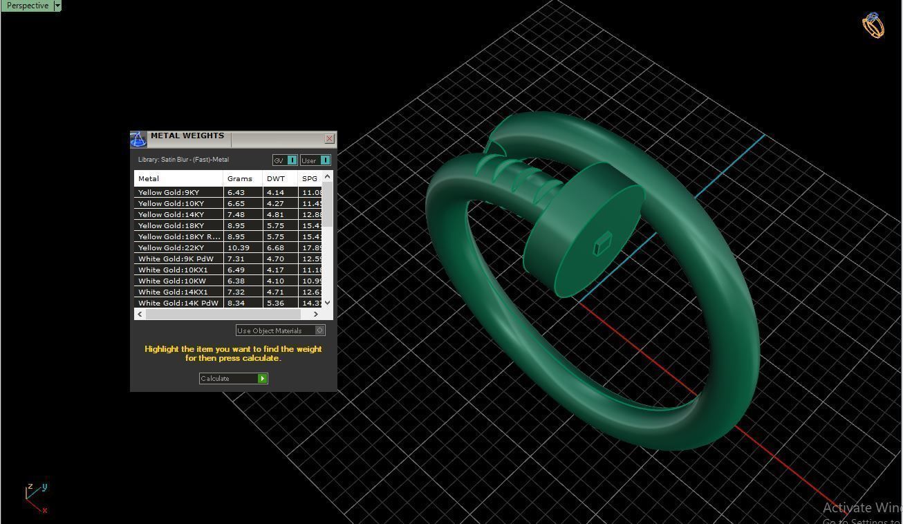 Ring M82 Women ring Size 8 5 US 3D print model_10