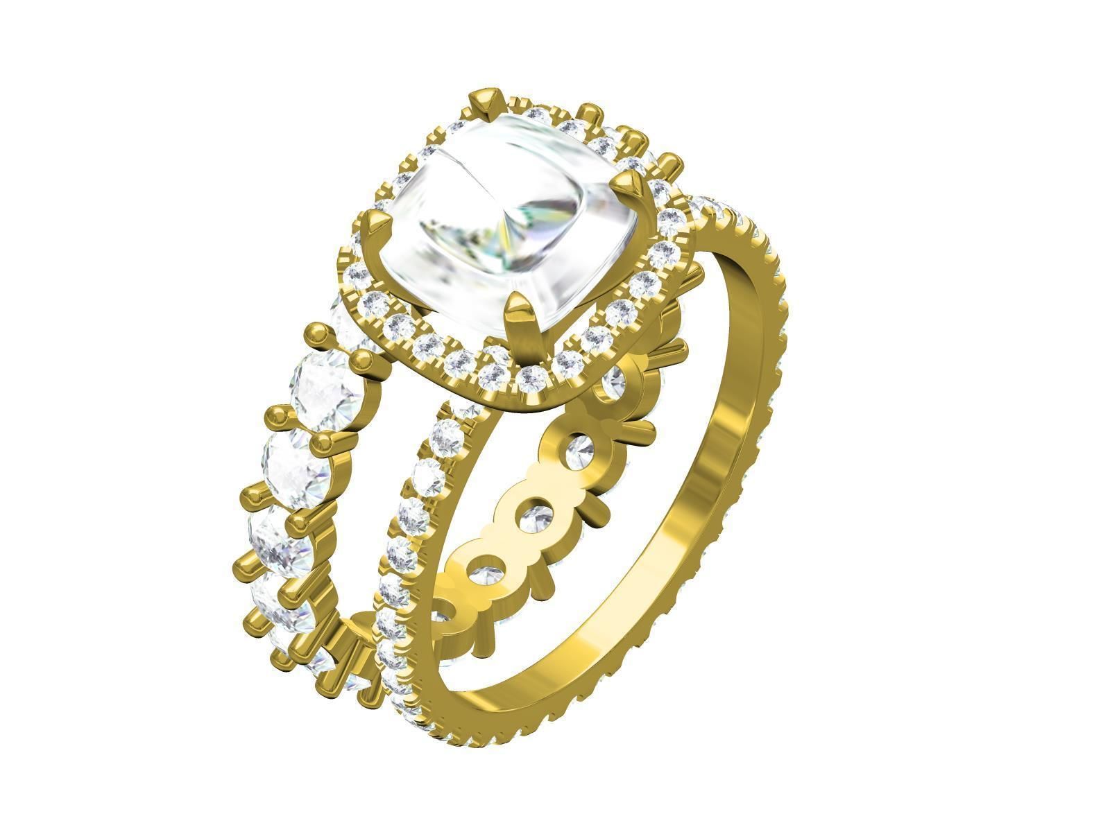 Engagement Ring-04 3D print model_3