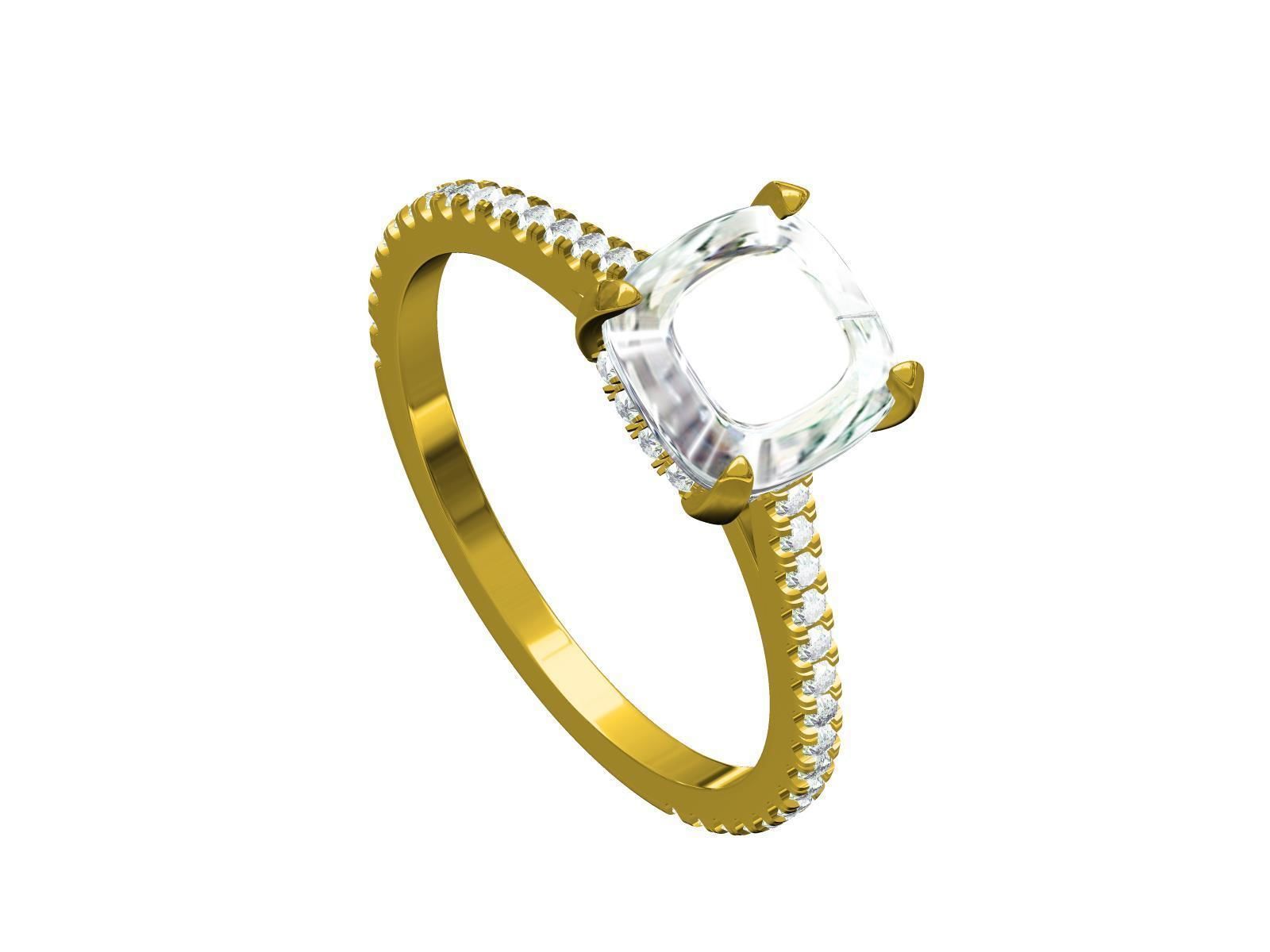 Engagement Ring-07 3D print model_3