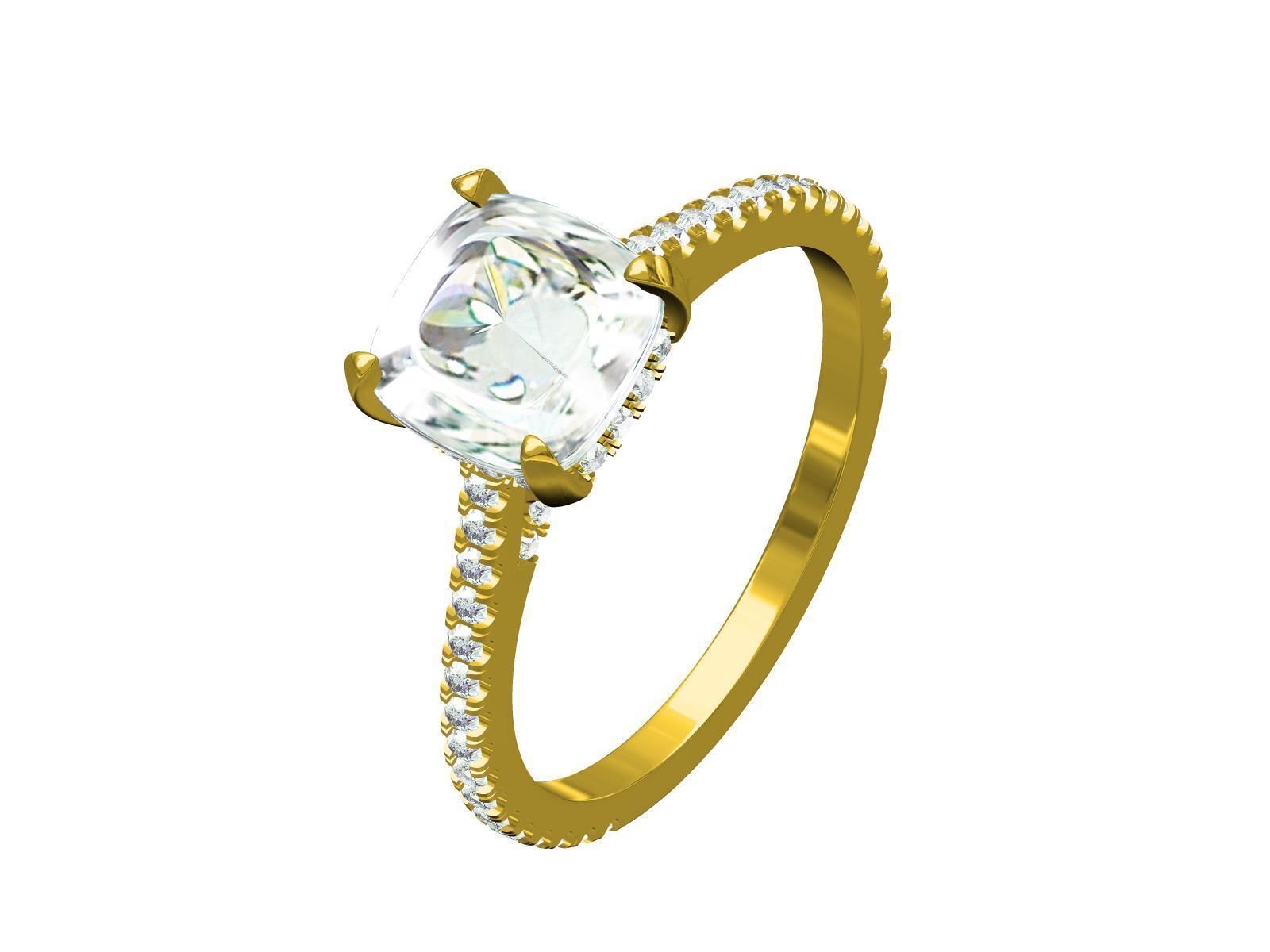 Engagement Ring-07 3D print model_8