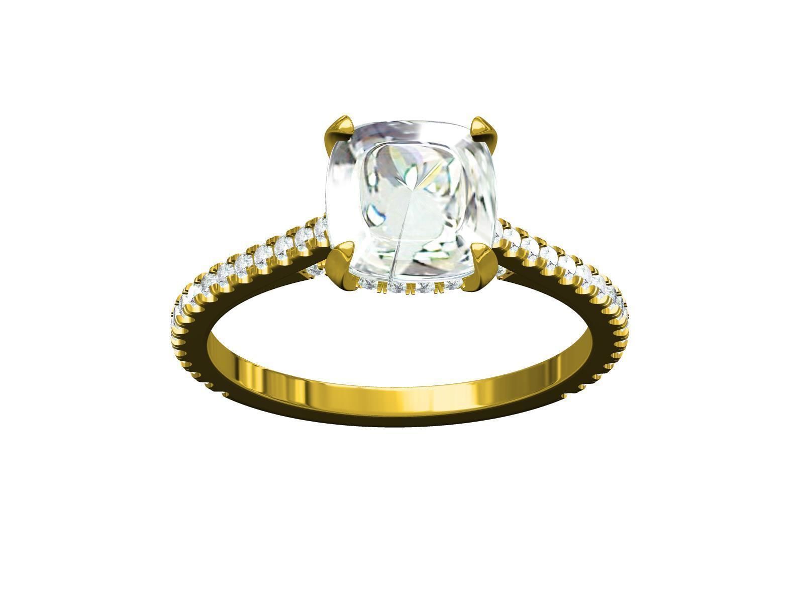Engagement Ring-07 3D print model_6