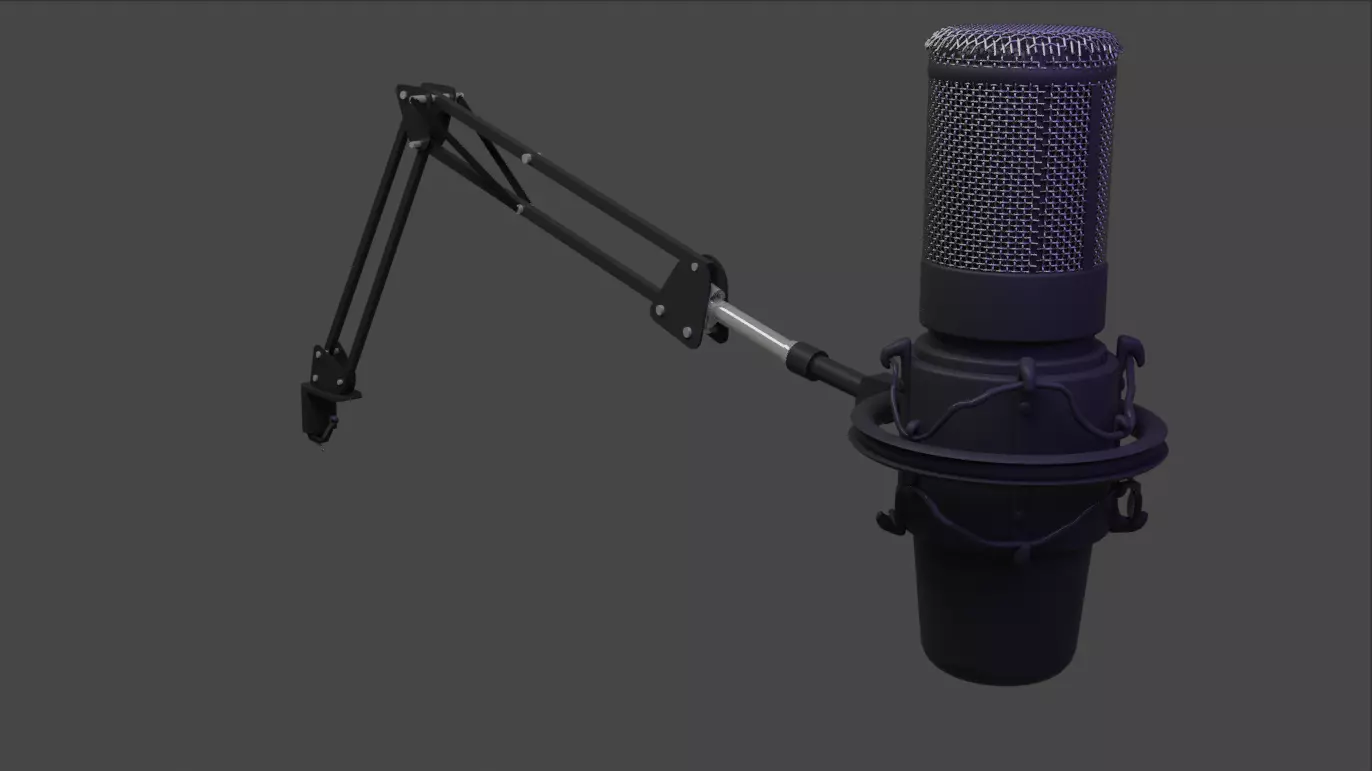 Microphone AKG P120 Free 3D model_0