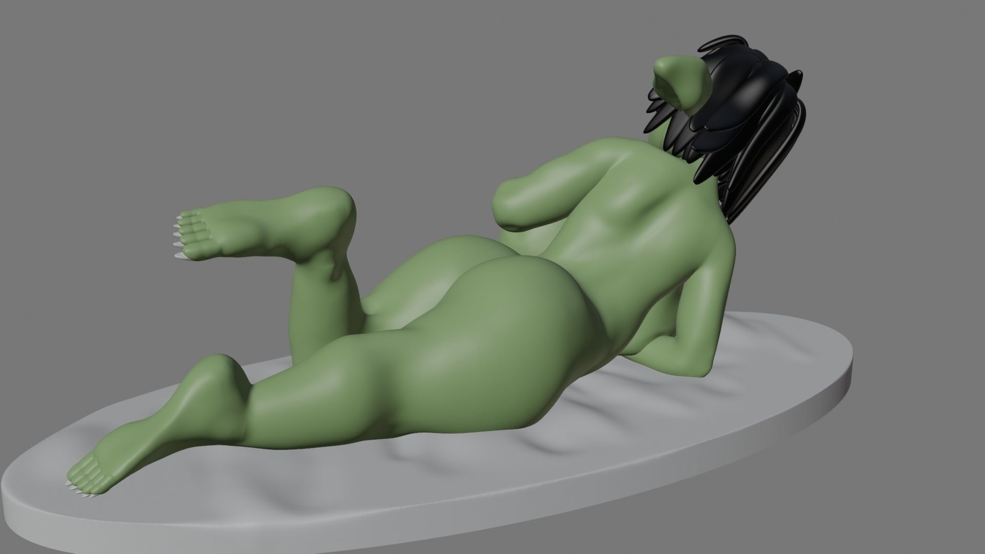 Sexy goblin 3d printable figures Free 3D print model_2