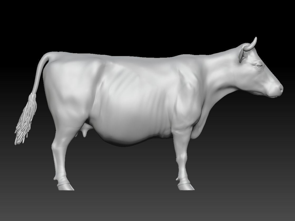 COW farm 3D print model_5