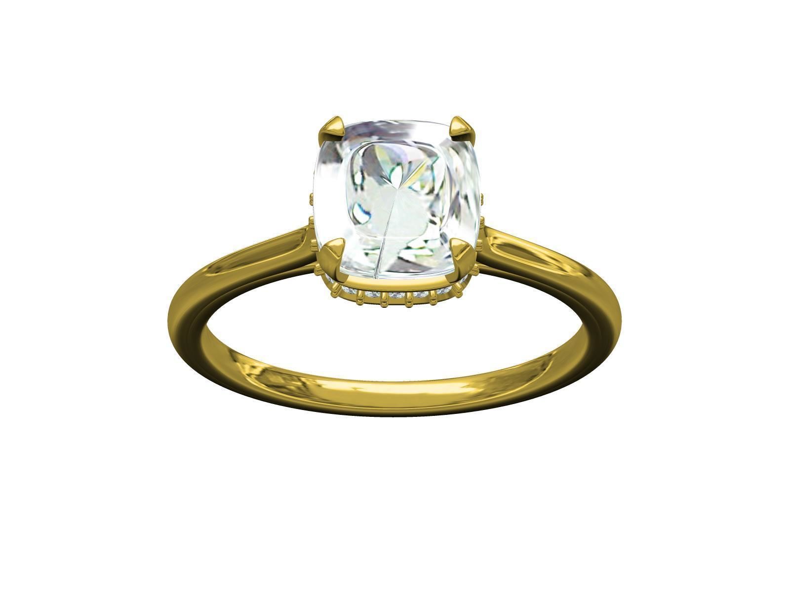 Engagement Ring-14 3D print model_3