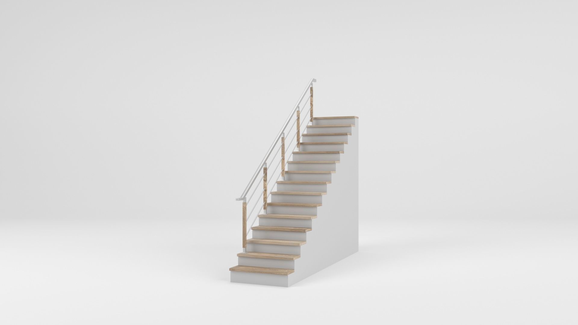 Stairs 01 3D model_4