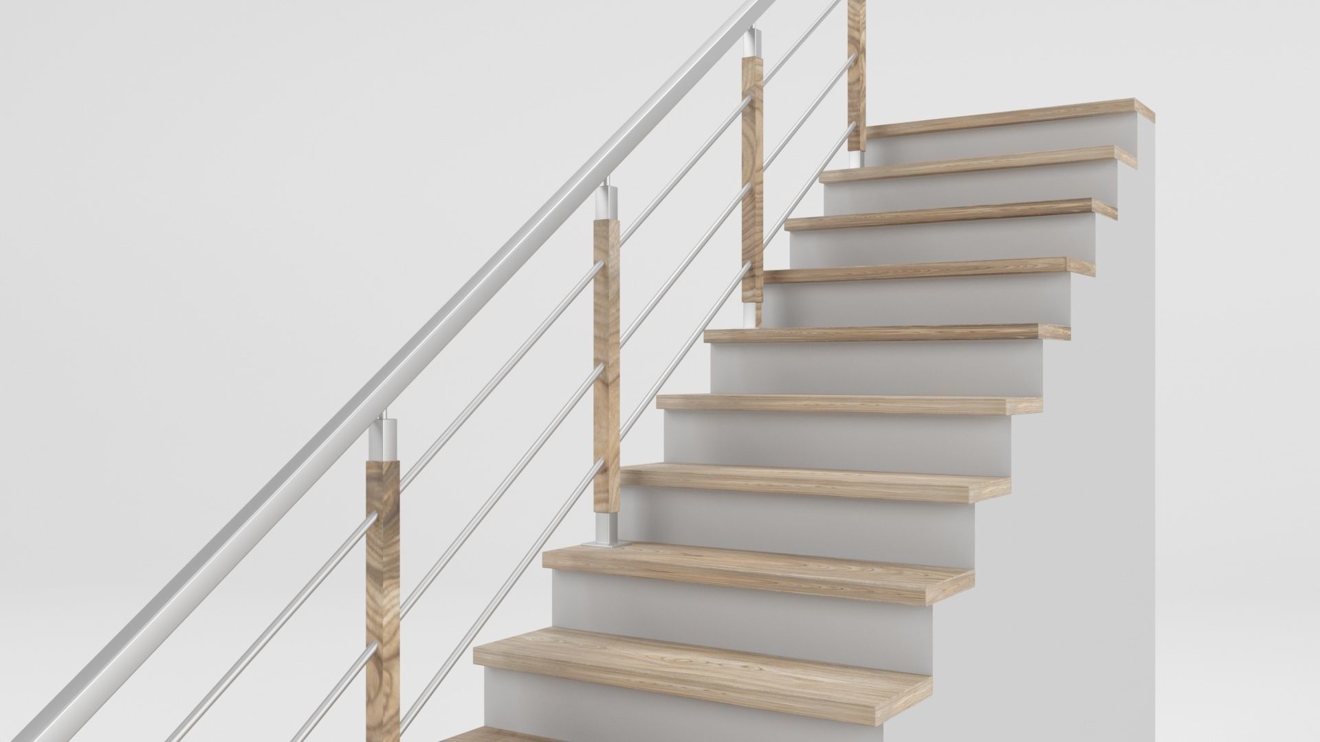 Stairs 01 3D model_3