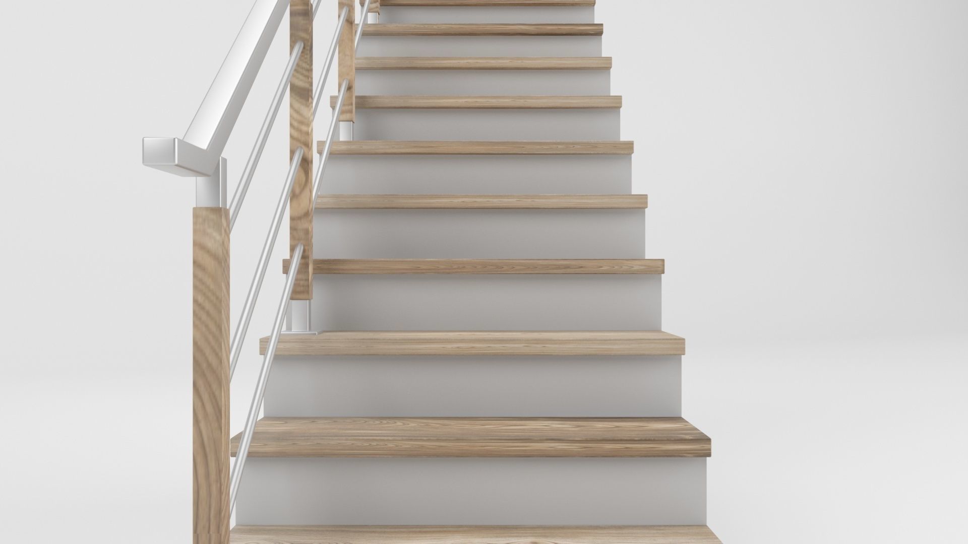 Stairs 01 3D model_2