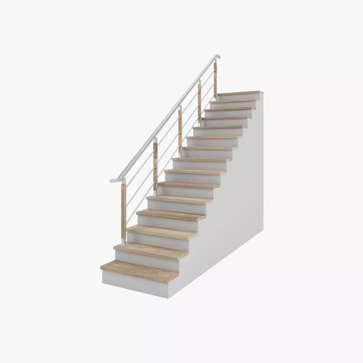 Stairs 01 3D model_0