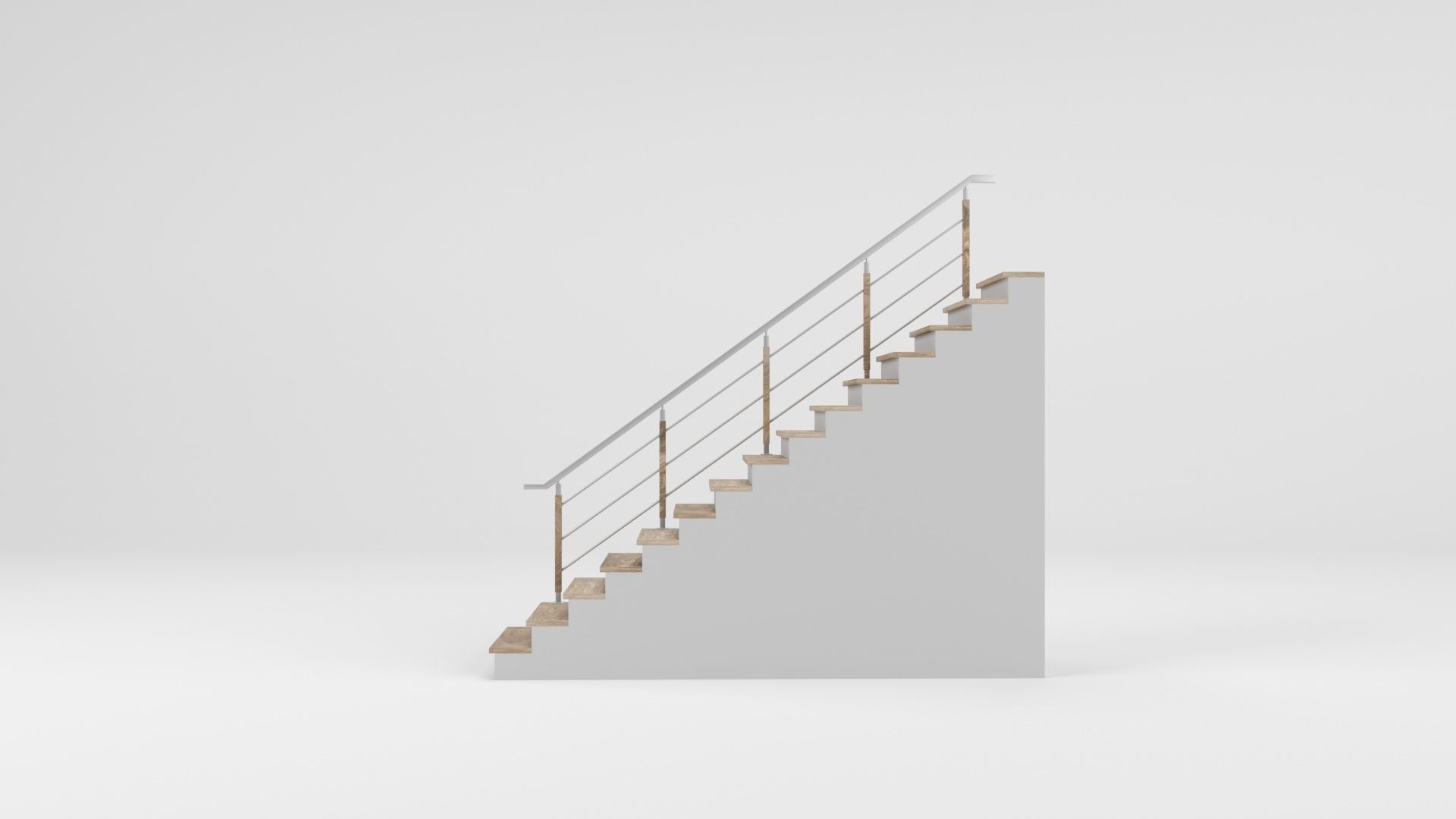 Stairs 01 3D model_8