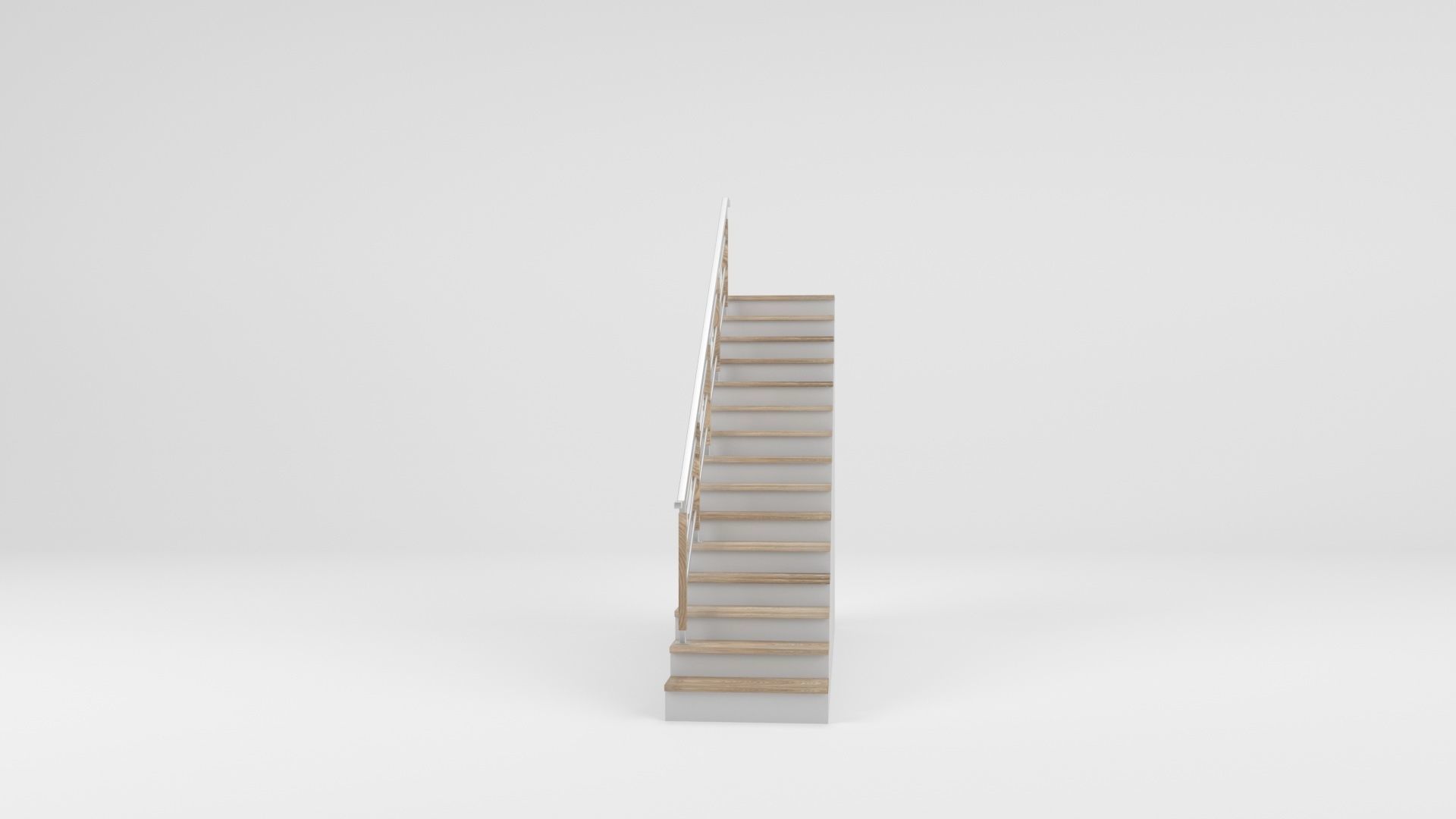 Stairs 01 3D model_9