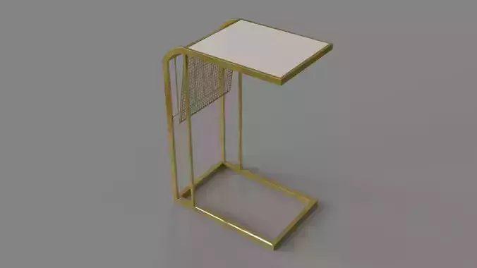 Magazine Table Gold