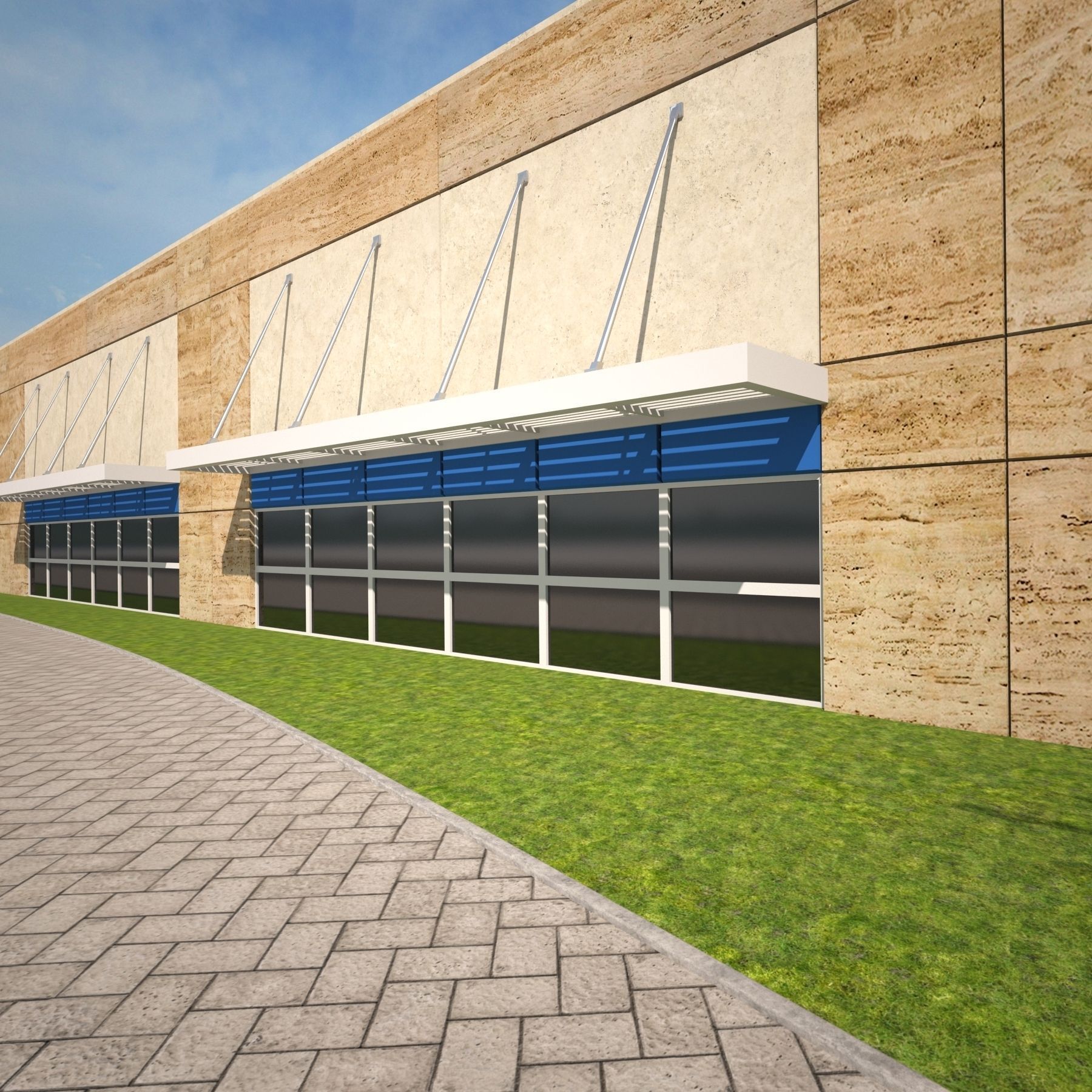 Magazine Building2 3D model_3