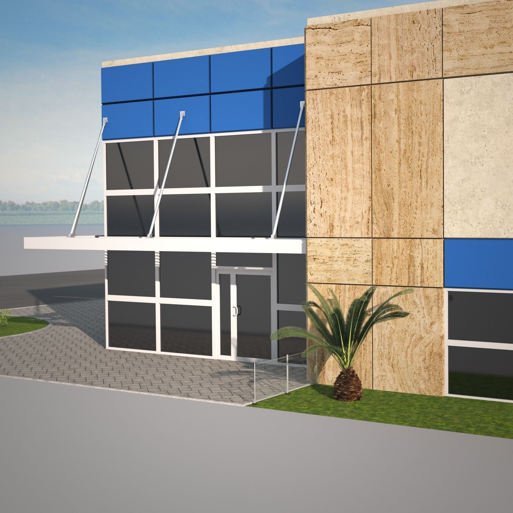 Magazine Building2 3D model_13